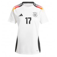 Deutschland Florian Wirtz #17 Fußballbekleidung Heimtrikot Damen EM 2024 Kurzarm